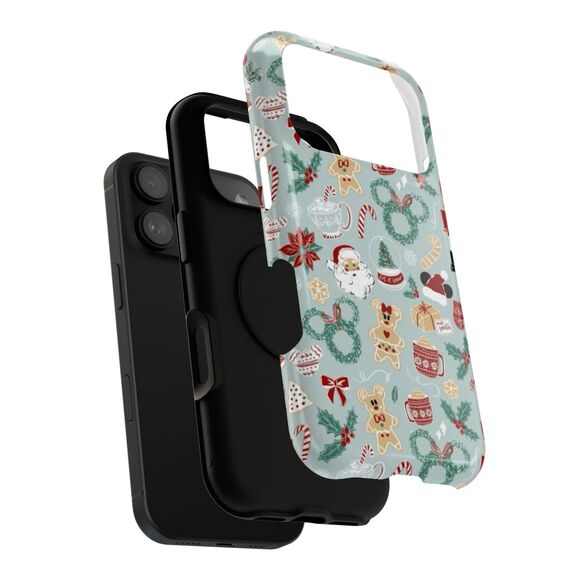 Disney Phone Case : Blue Gingerbread Collage Phone Case - MagSafe iPhone 16 Pro - Picture 5 of 5